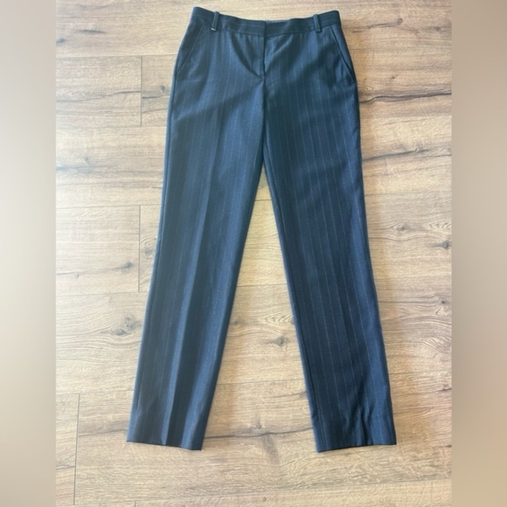 MASSIMO DUTTI WOMEN STRIPED DRESS PANTS ITALIAN FABRIC IN - Picture 2 of 9